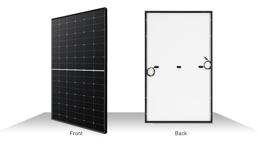 Longi solar 54 tipo HPBC Panel solar negro 450w 440w