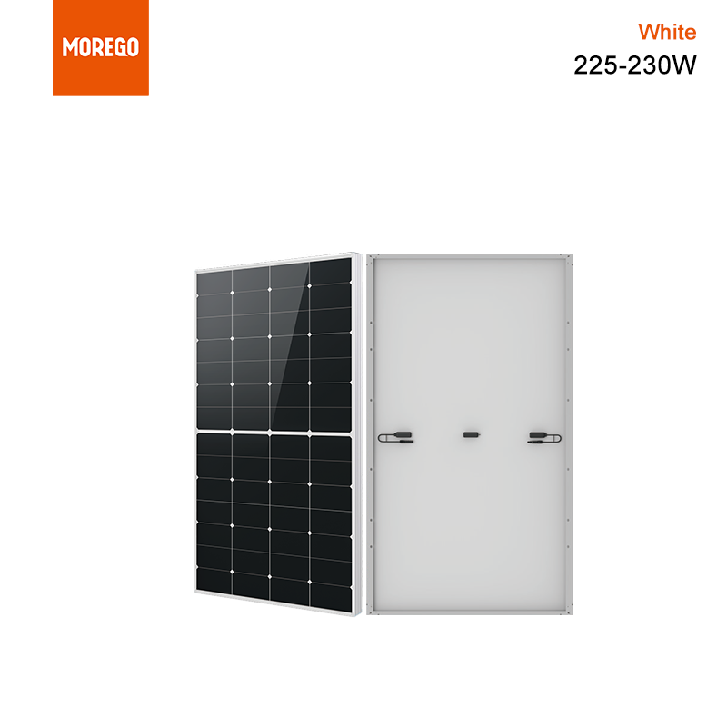 Moregosolar mejor módulo fotovoltaico 200 vatios 220W 225W Panel Solar para cargar la batería 12V 24V para kit de vehículos recreativos fuera de la red